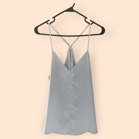 SPANX Ivory Satin Razor Back Cami - M - Picture 5 of 6